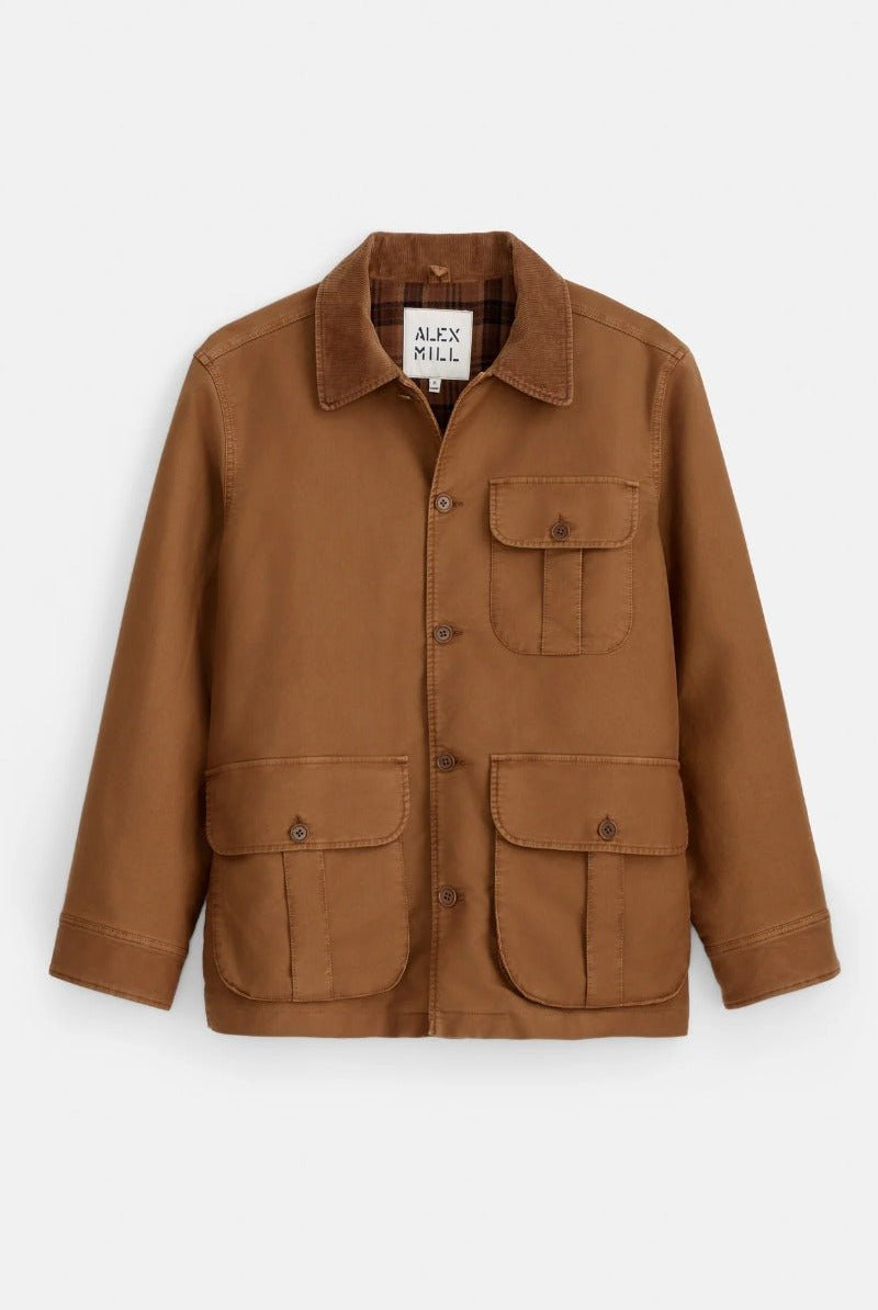 Alex Mill Clifton Jacket In Moleskin - Latigo