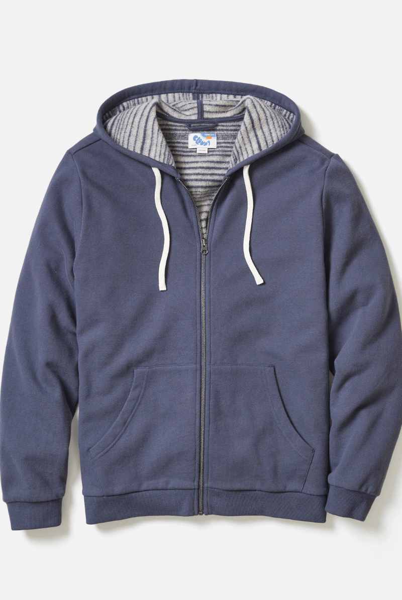 Sweatshirts - Marine Layer - Cloud 9 Fleece Full Zip Hoodie - Archery Close