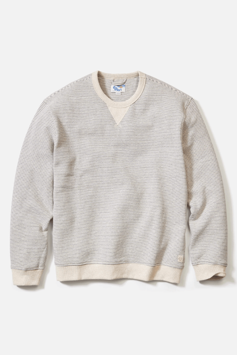 Sweatshirts - Marine Layer - Cloud 9 Fleece Relaxed Crewneck - Archery Close