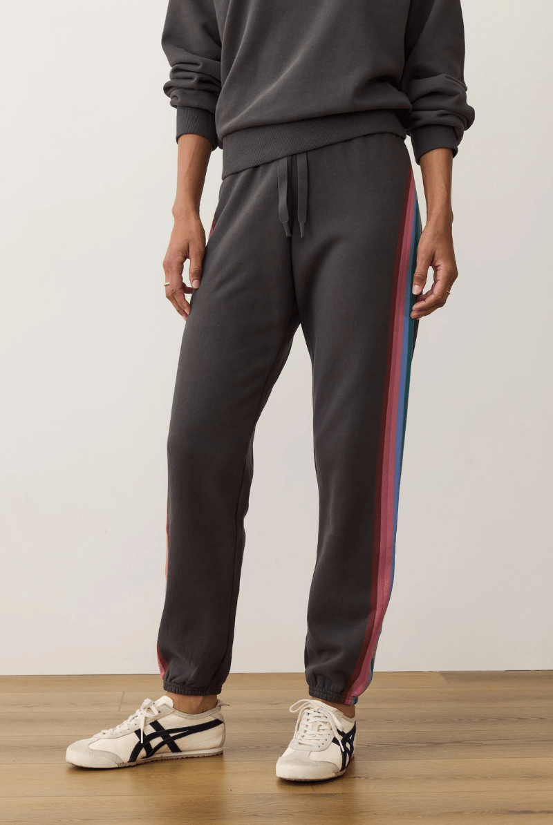 Sweatpants - Marine Layer - Cloud 9 Fleece Sweatpant in Faded Black - Archery Close