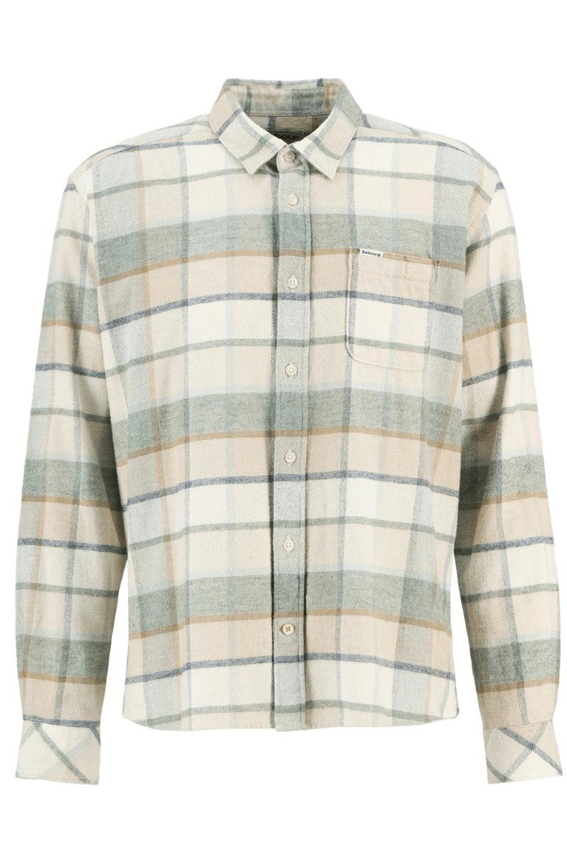 Shirts & Tops - Barbour - Copswell Relaxed Long - Sleeved Shirt - Archery Close