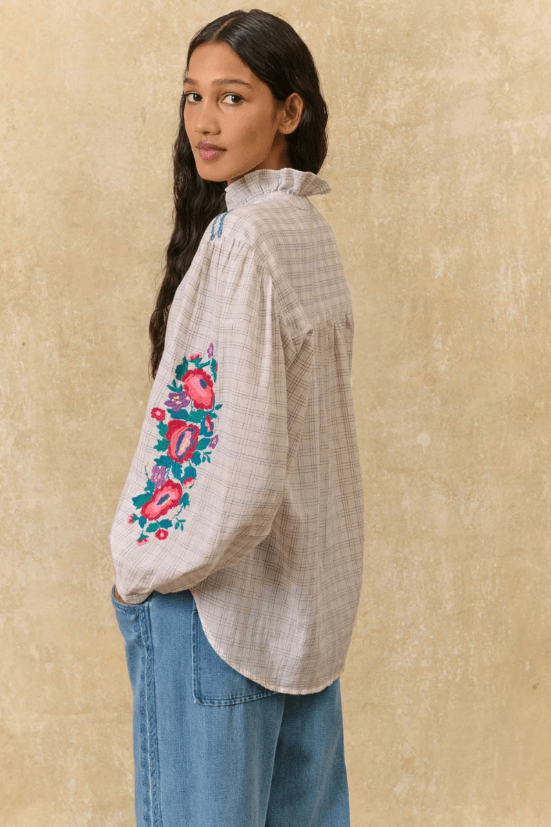 Shirts & Tops - Louise Misha - Cora Blouse - Archery Close