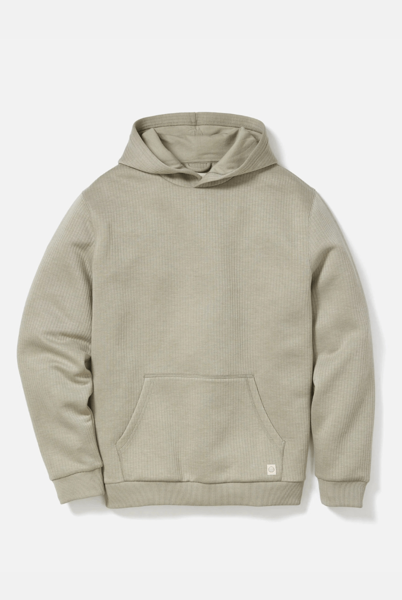 Sweatshirts - Marine Layer - Corbet Quilted Hoodie - Archery Close