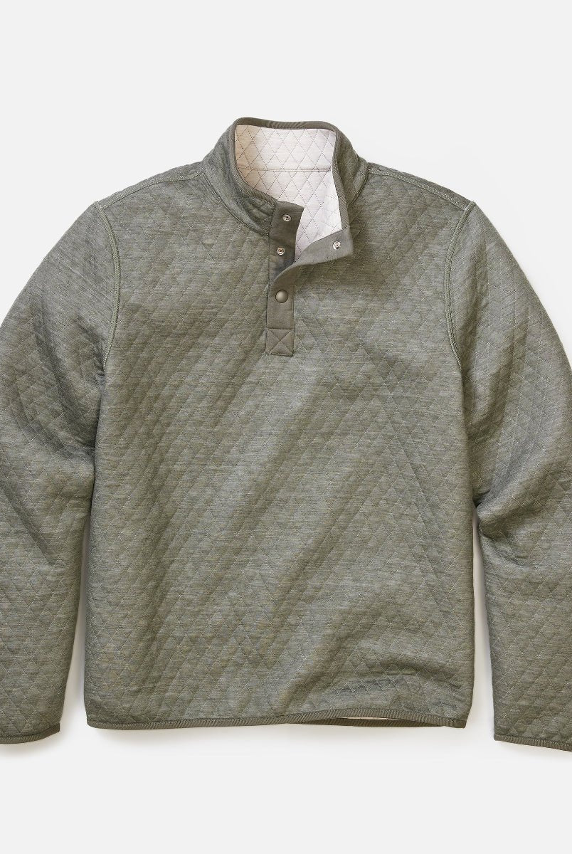 Gray long-sleeve shirt with a collar on a white background