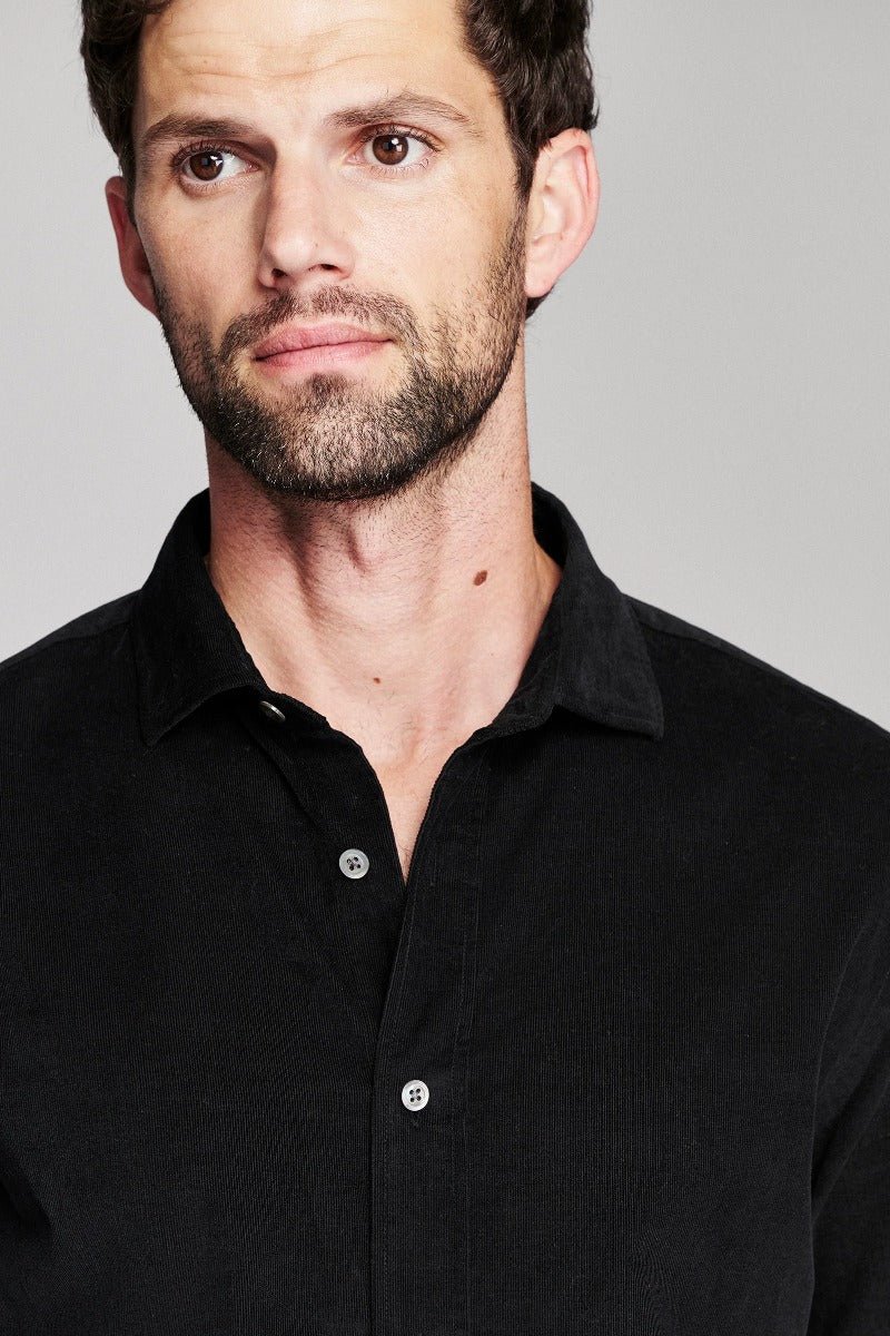 Billy Reid Corduroy Cedar Shirt - Black