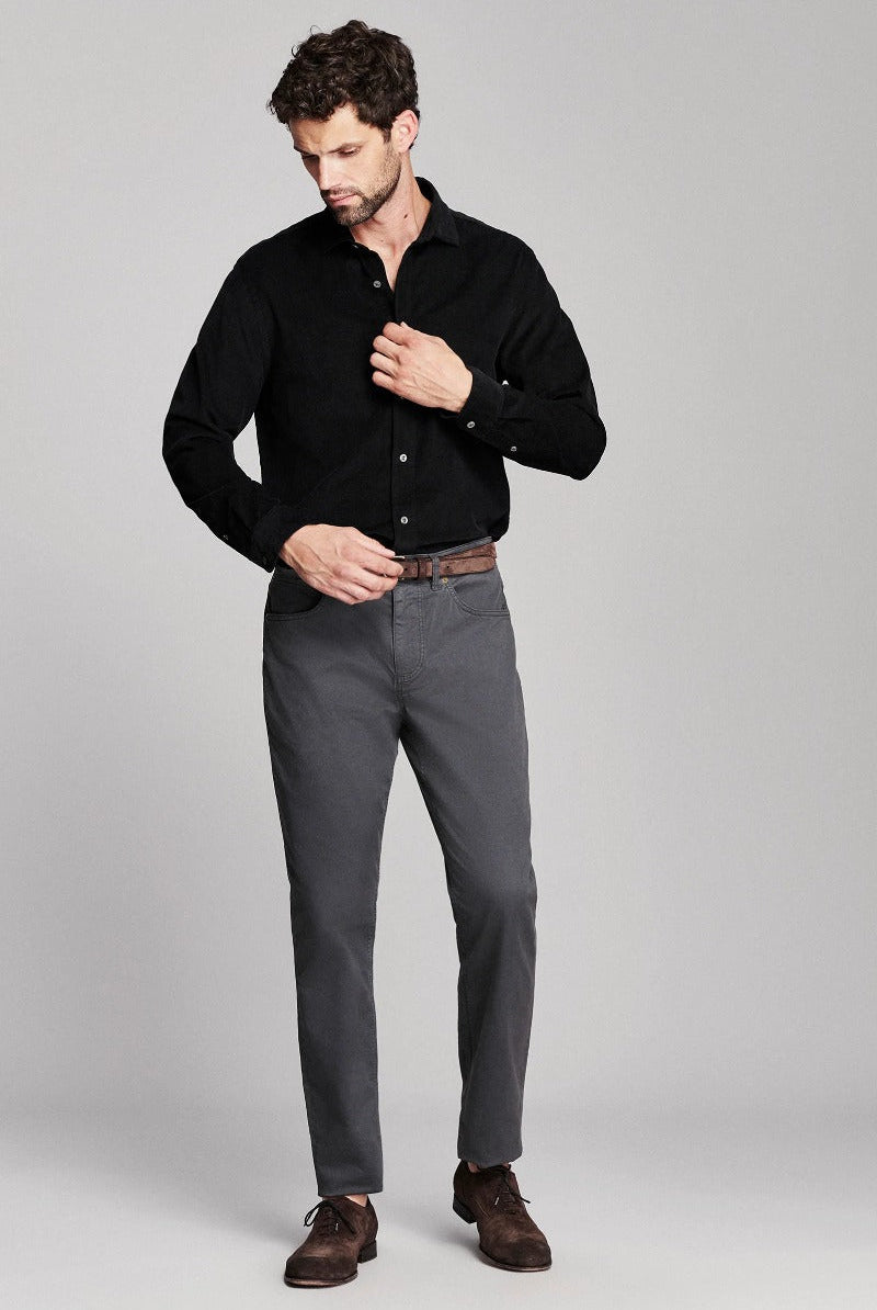Billy Reid Corduroy Cedar Shirt - Black