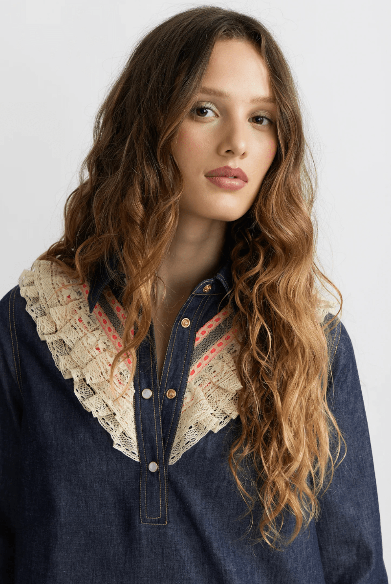 Dresses - Manoush - Cowgirl Dress - Archery Close