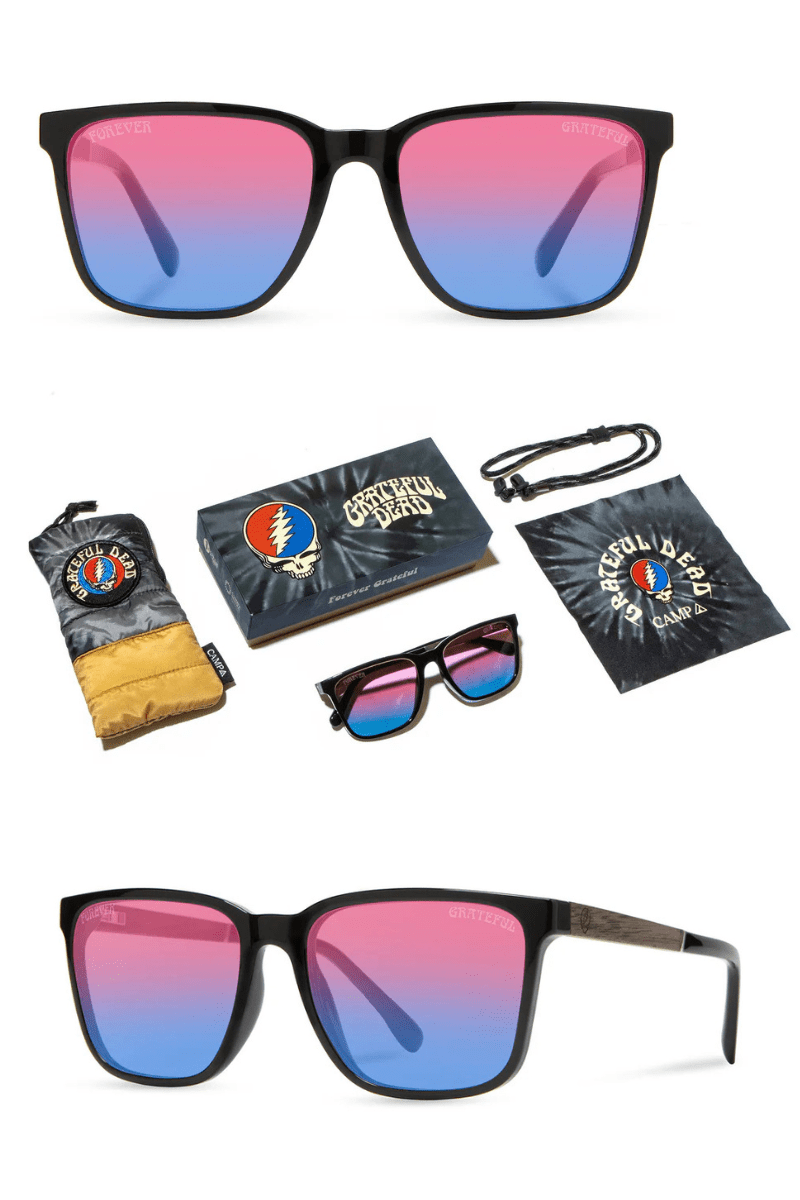 Sunglasses - Shwood Eyewear - Crag - Black with Sunset Lens Sunglasses - Archery Close