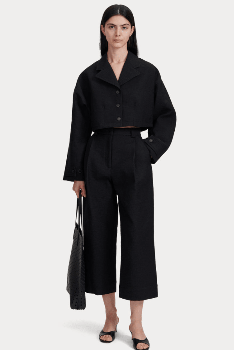Pants - Rachel Comey - Crew Pant in Black - Archery Close