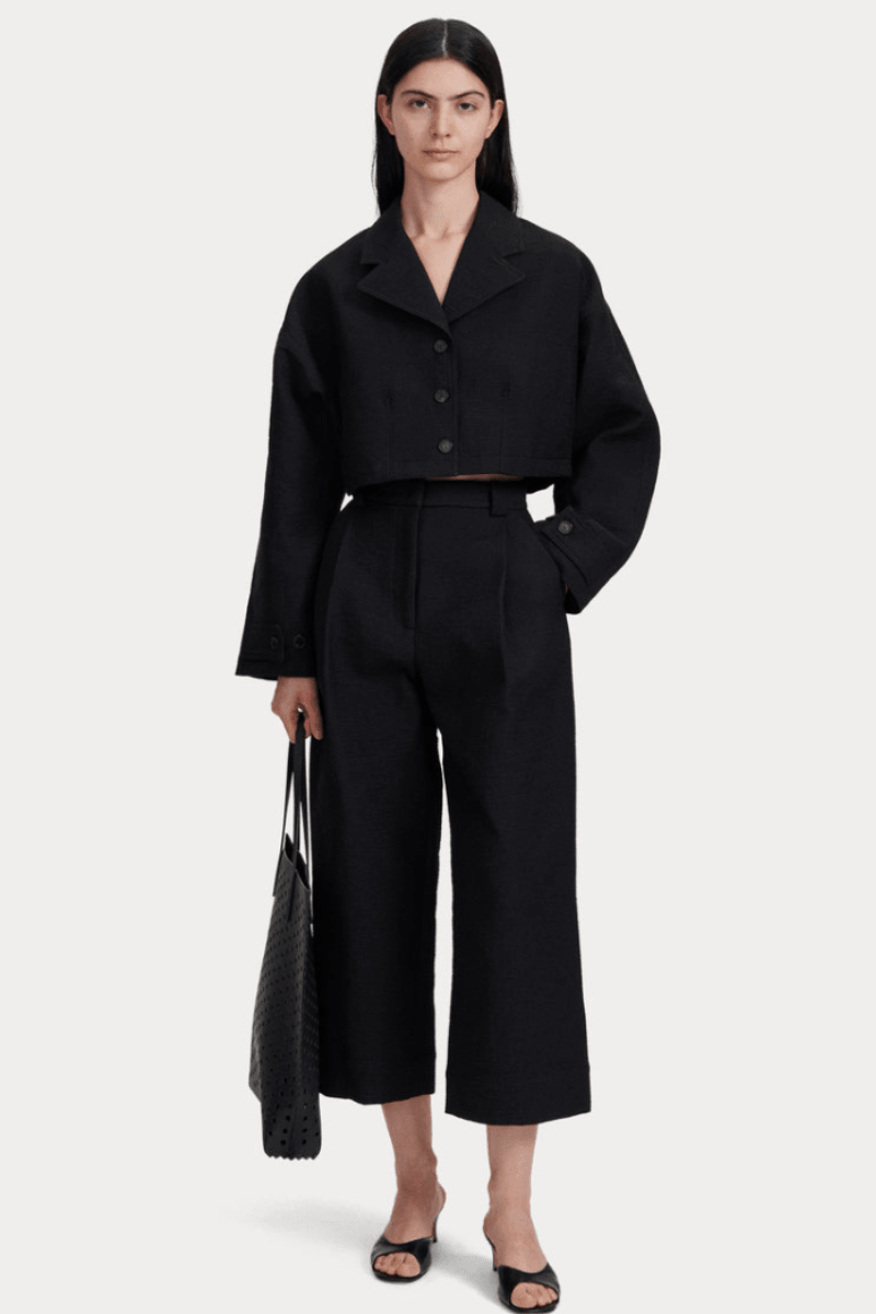 Pants - Rachel Comey - Crew Pant in Black - Archery Close