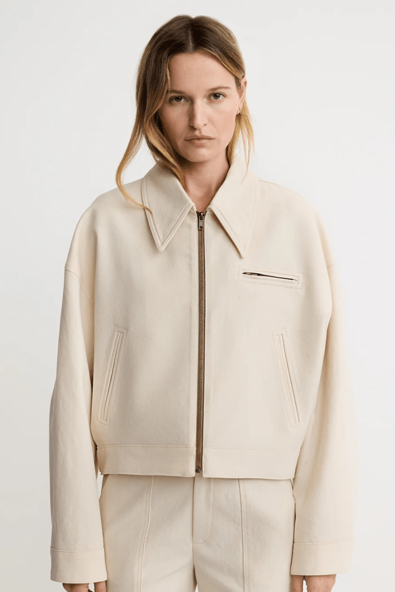 Outerwear - Smythe - Crop Zip Jacket - Archery Close