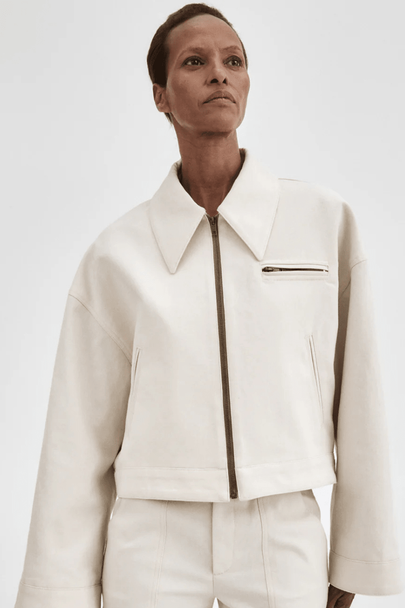 Outerwear - Smythe - Crop Zip Jacket - Archery Close