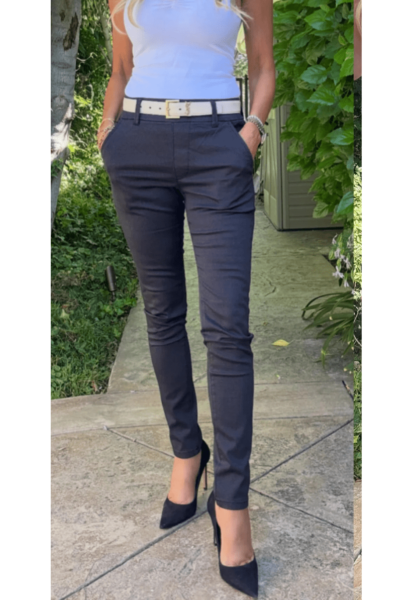 Pants - Bevy Flog - Dafna in Midnight Blue - Archery Close