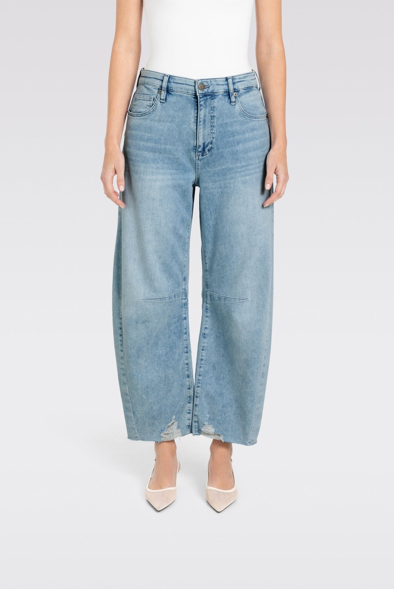 Jeans - MAC Jeans - Dakota Fringe Jean - Archery Close