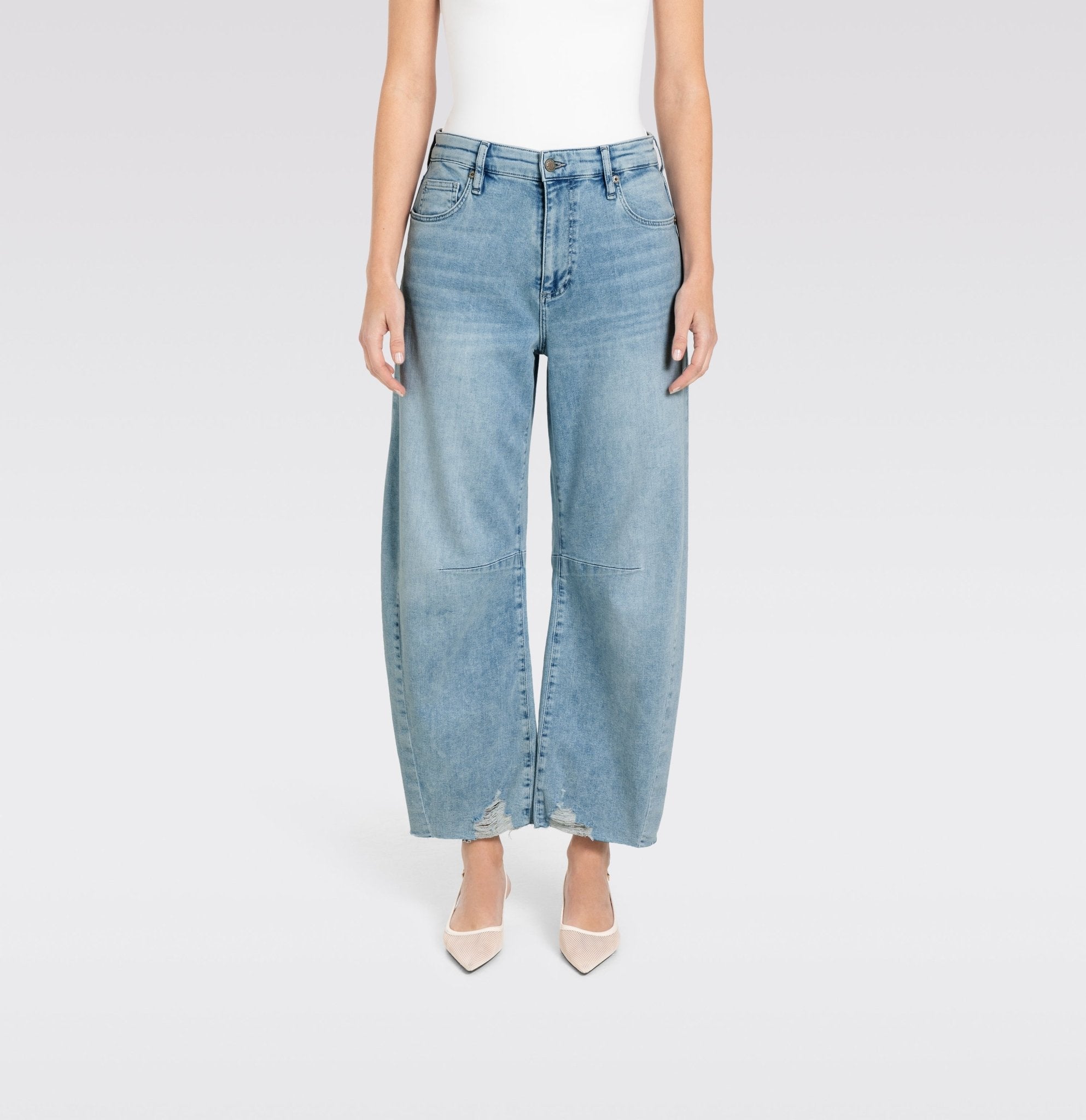 Jeans - MAC Jeans - Dakota Fringe Jean - Archery Close