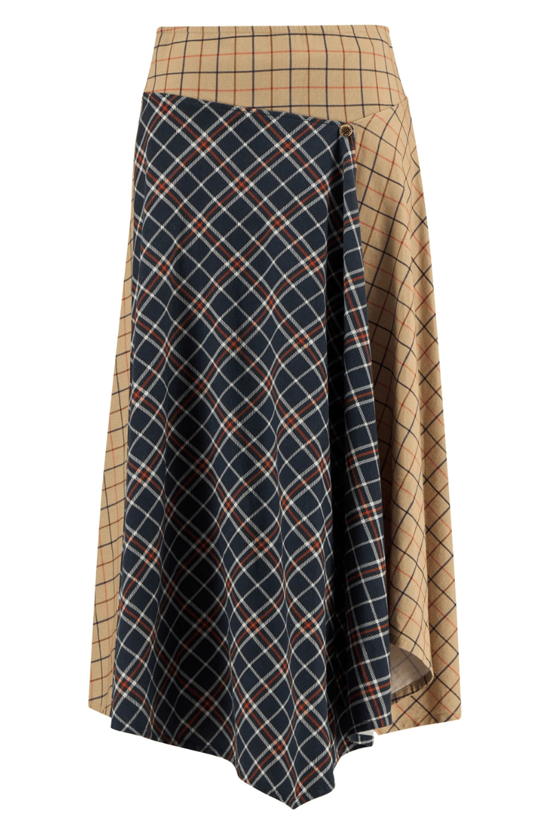 Skirts - Barbour - Dalbury Midi Skirt - Archery Close