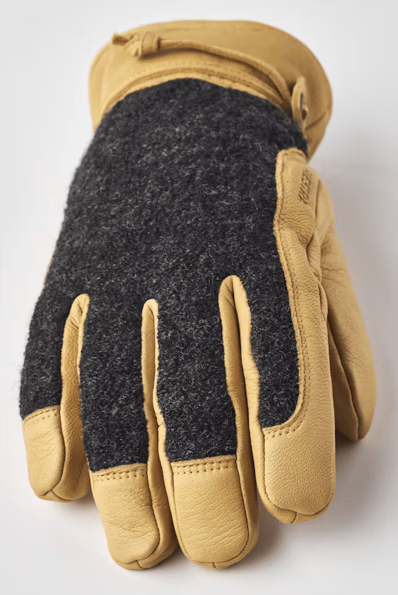 Gloves - Hestra - Daniel Glove in Charcoal/Tan - Archery Close