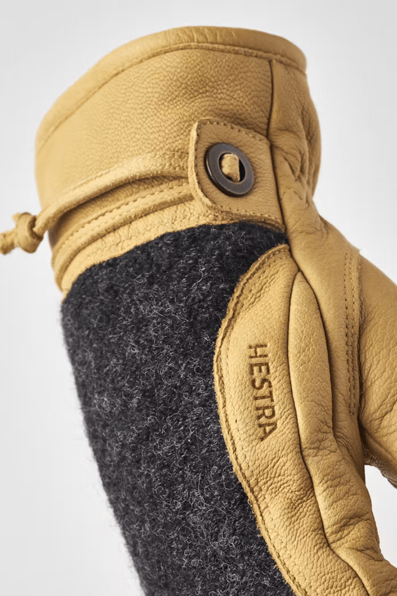 Gloves - Hestra - Daniel Glove in Charcoal/Tan - Archery Close