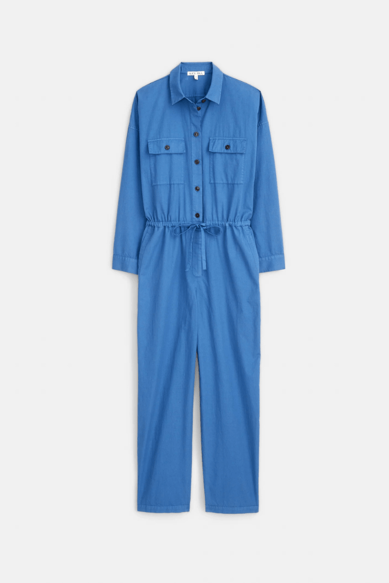 Jumpsuits & Rompers - Alex Mill - Delancey Jumpsuit In Lightweight Twill - Archery Close