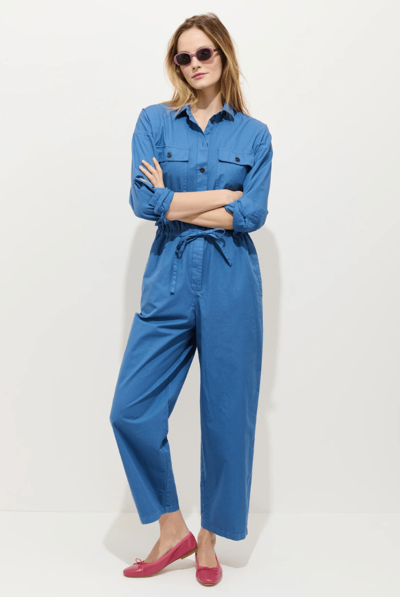 Jumpsuits & Rompers - Alex Mill - Delancey Jumpsuit In Lightweight Twill - Archery Close