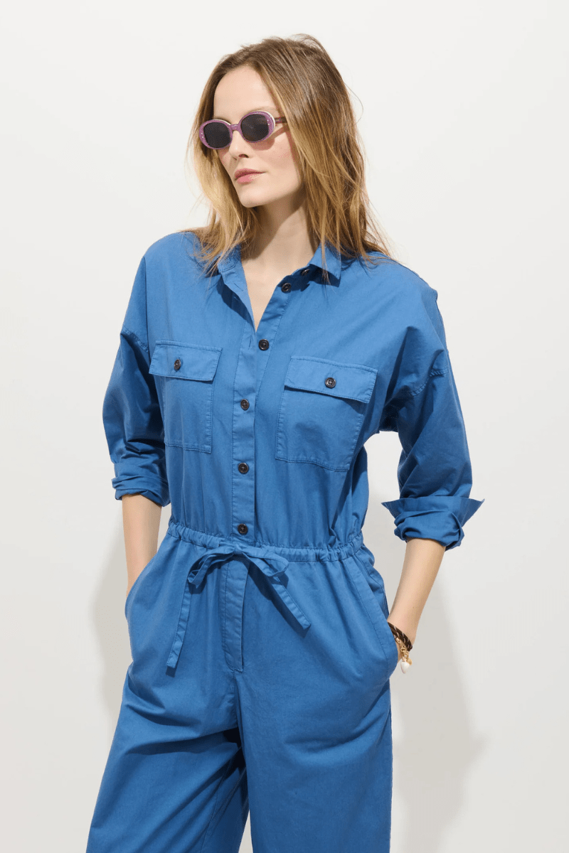 Jumpsuits & Rompers - Alex Mill - Delancey Jumpsuit In Lightweight Twill - Archery Close