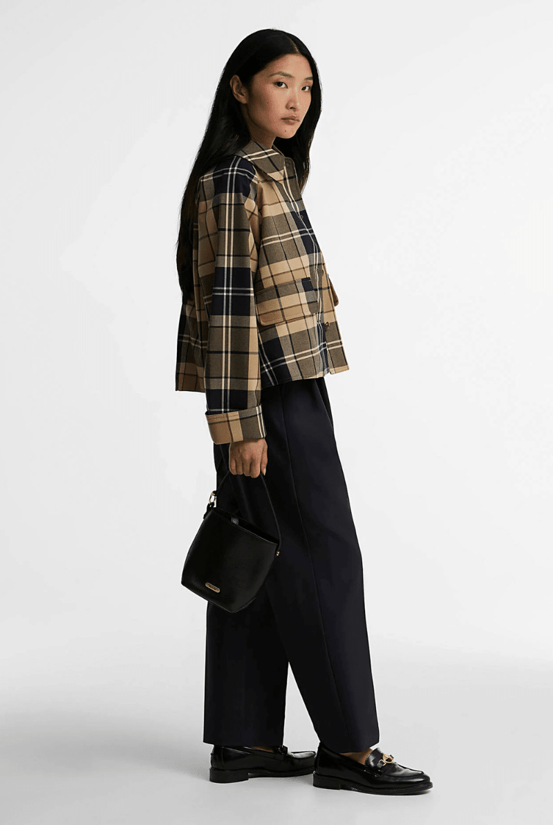 Outerwear - Barbour - Delilah Tartan Showerproof Jacket - Archery Close