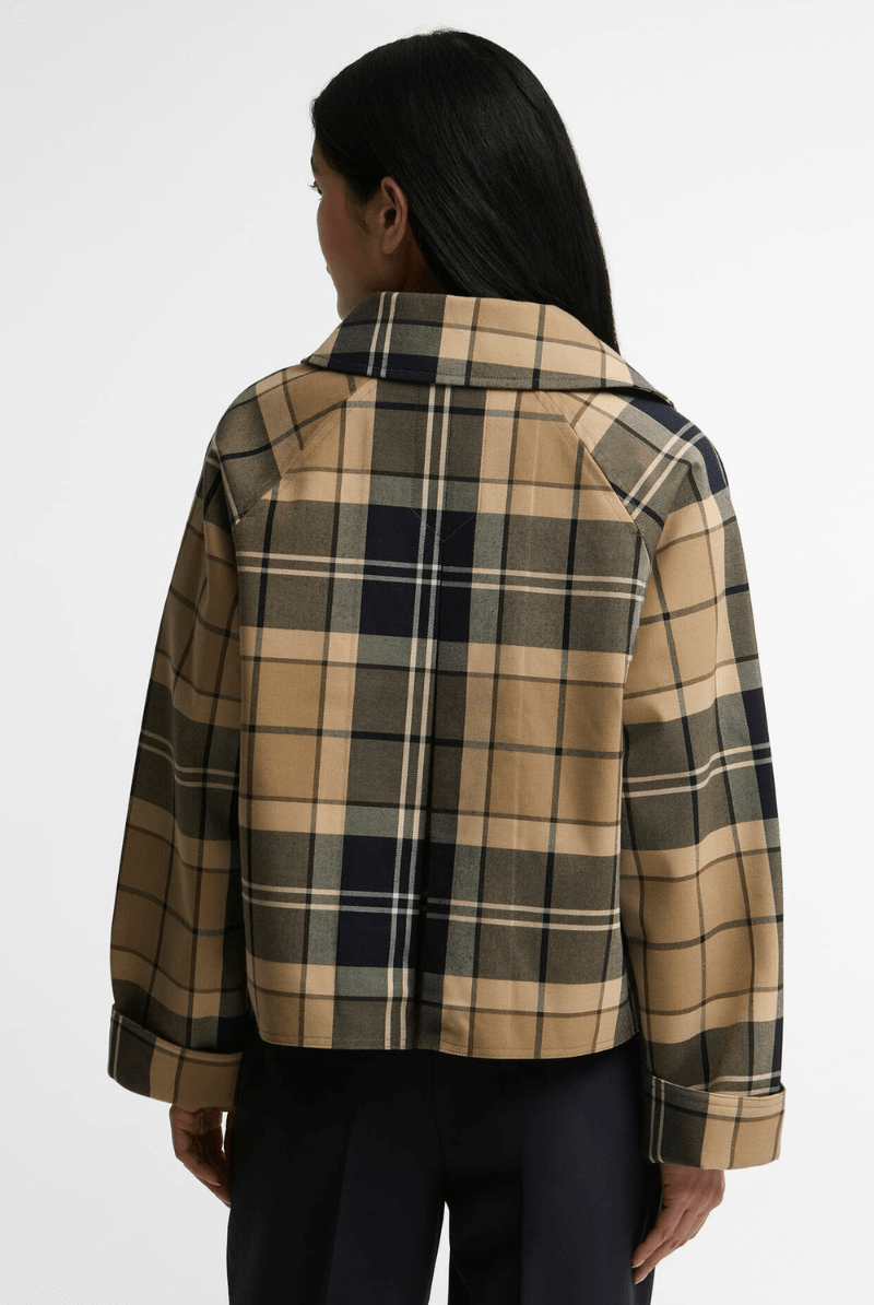 Outerwear - Barbour - Delilah Tartan Showerproof Jacket - Archery Close