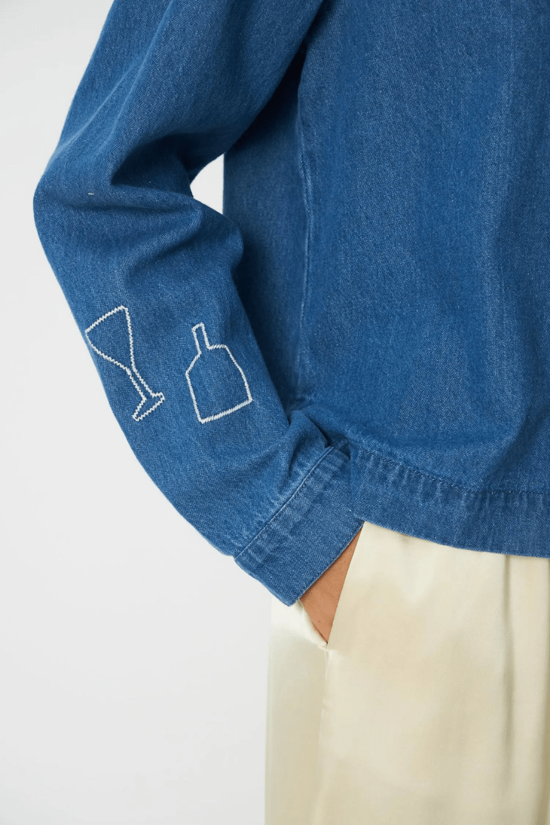 Shirts & Tops - Stella Nova - Denim Shirt with Artwork - Archery Close