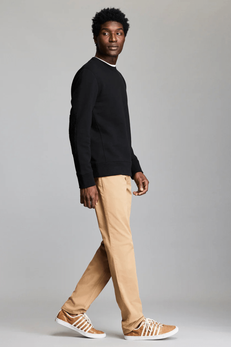 Sweatshirts - Billy Reid - Dover Sweatshirt in Black - Archery Close