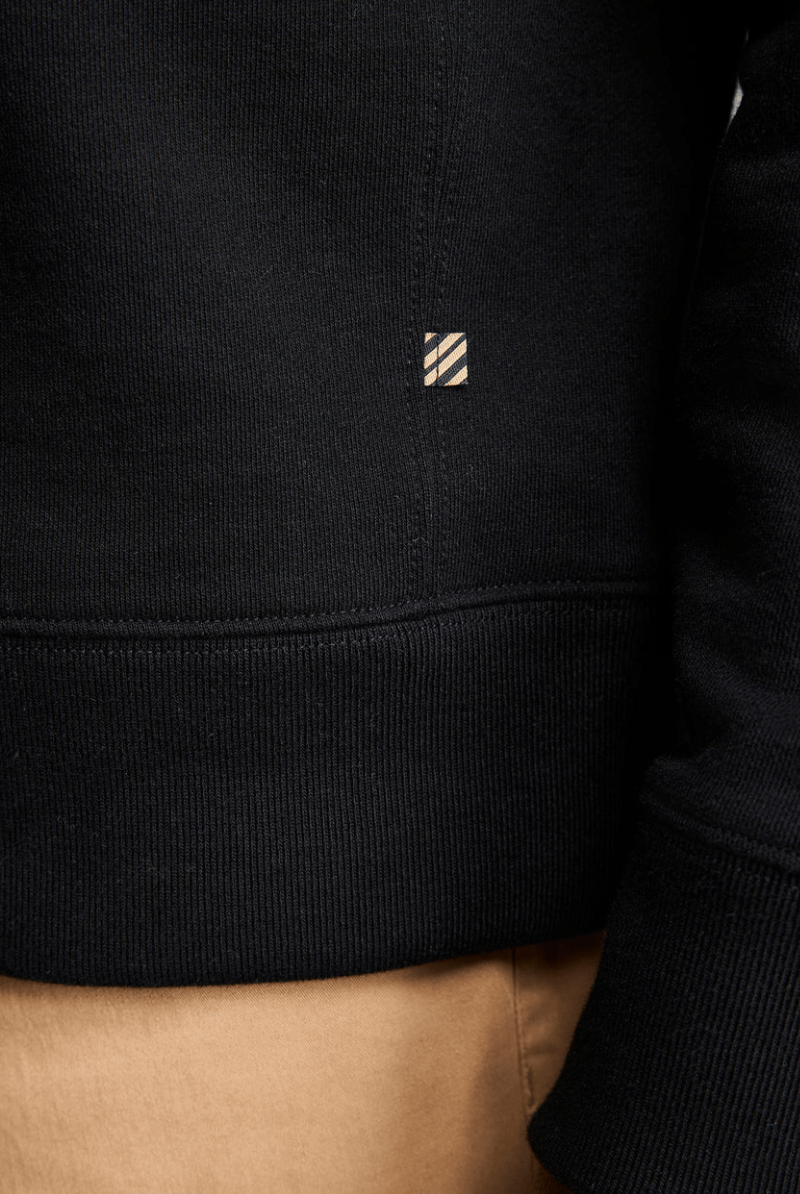 Sweatshirts - Billy Reid - Dover Sweatshirt in Black - Archery Close