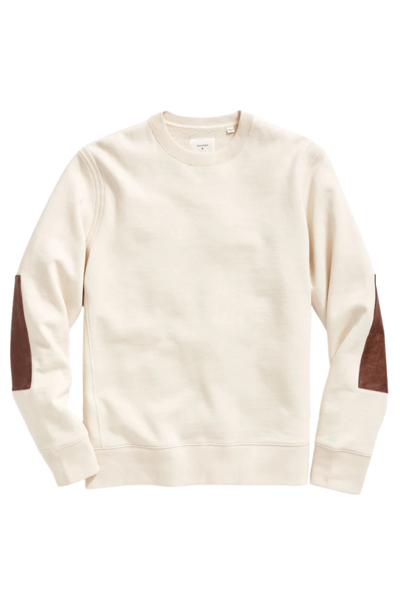 Sweatshirts - Billy Reid - Dover Sweatshirt in Natural - Archery Close