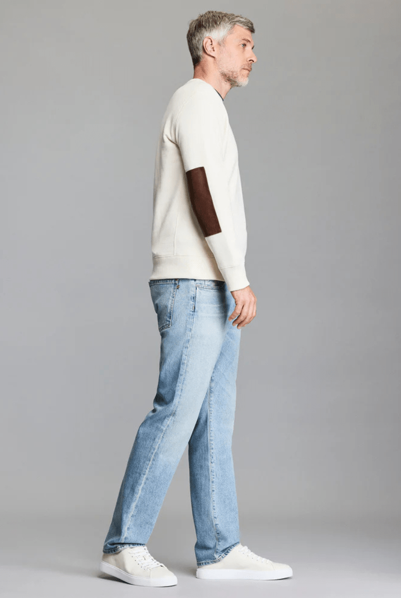 Sweatshirts - Billy Reid - Dover Sweatshirt in Natural - Archery Close