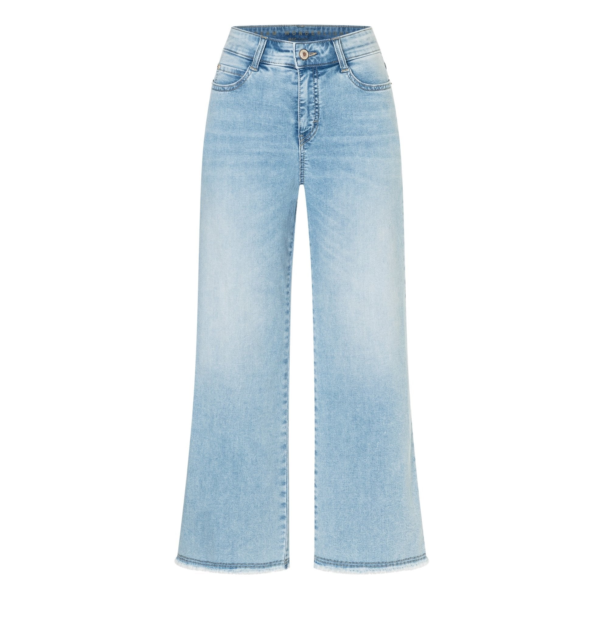 Jeans - MAC Jeans - Dream Wide Cropped in Light Azure - Archery Close