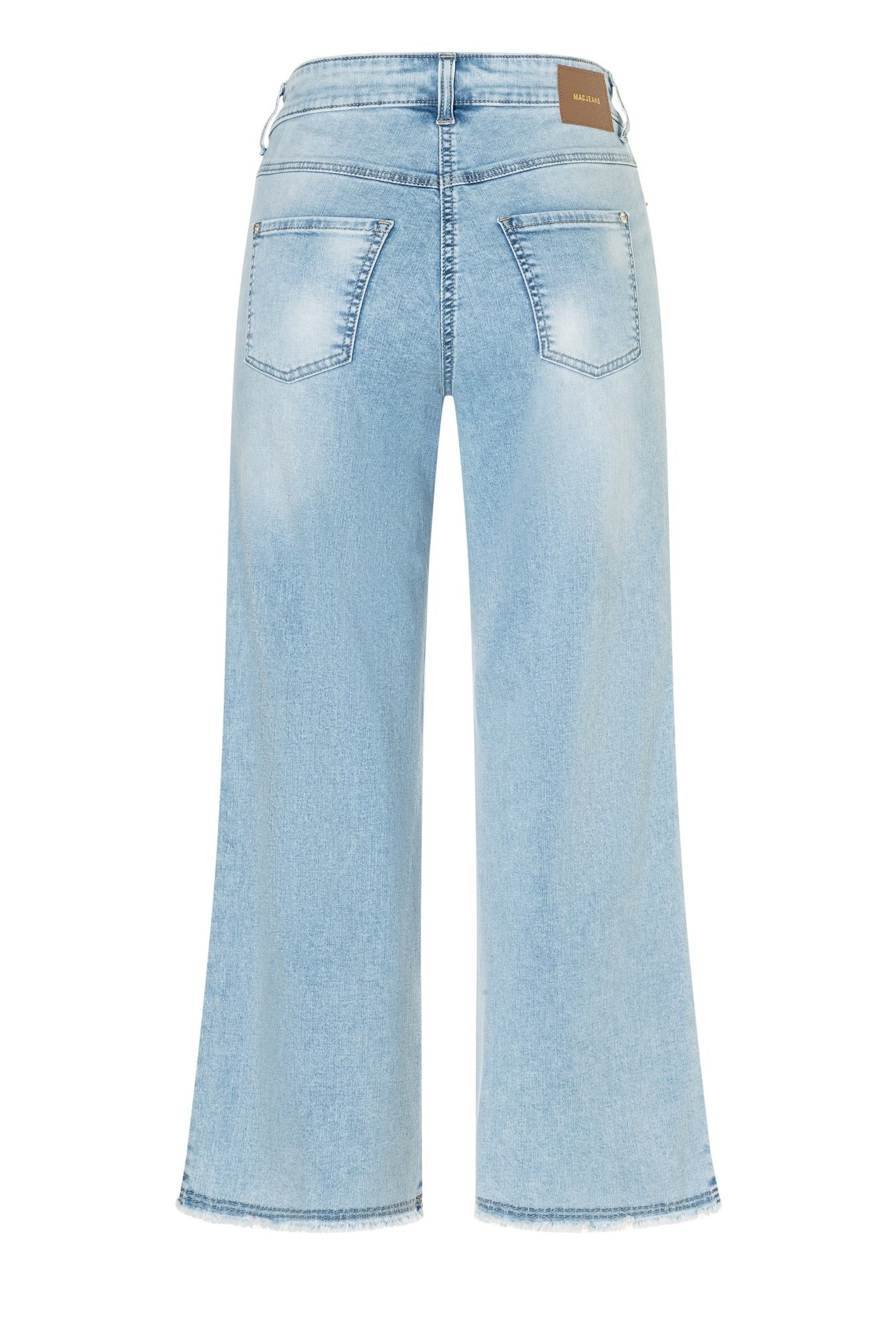 Jeans - MAC Jeans - Dream Wide Cropped in Light Azure - Archery Close
