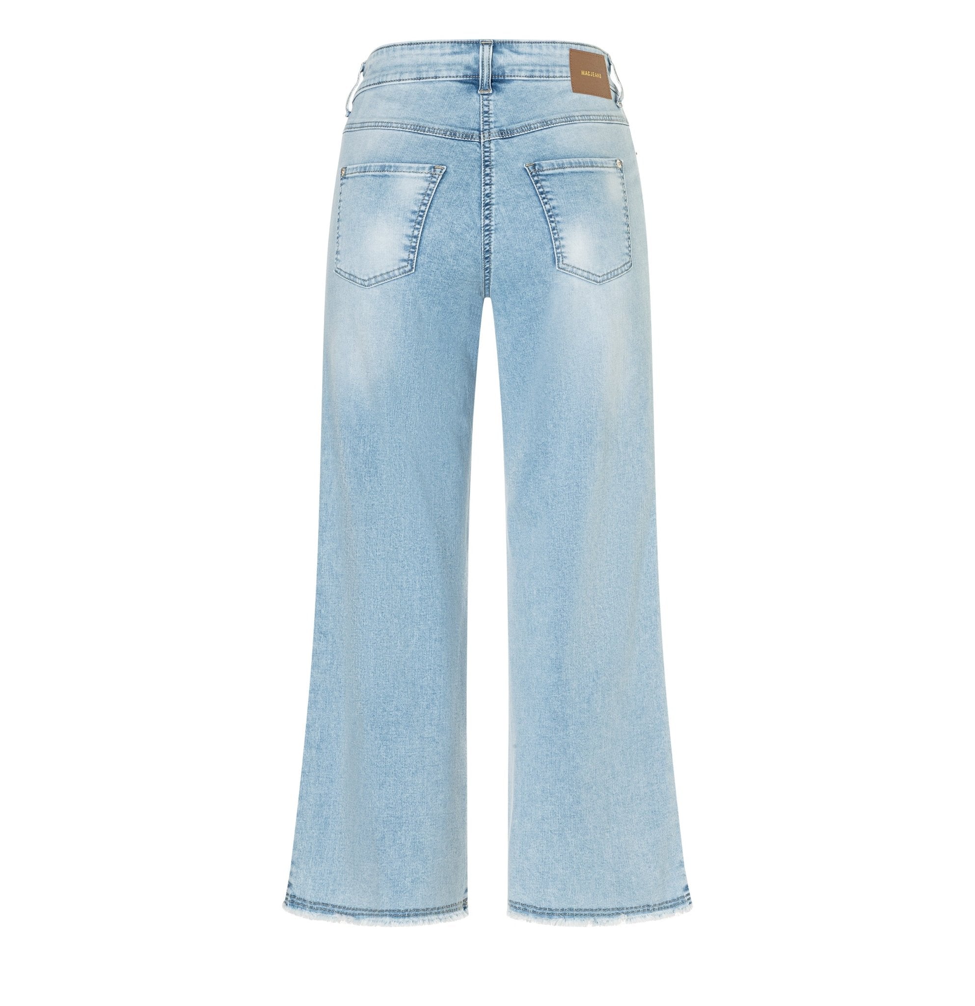 Jeans - MAC Jeans - Dream Wide Cropped in Light Azure - Archery Close