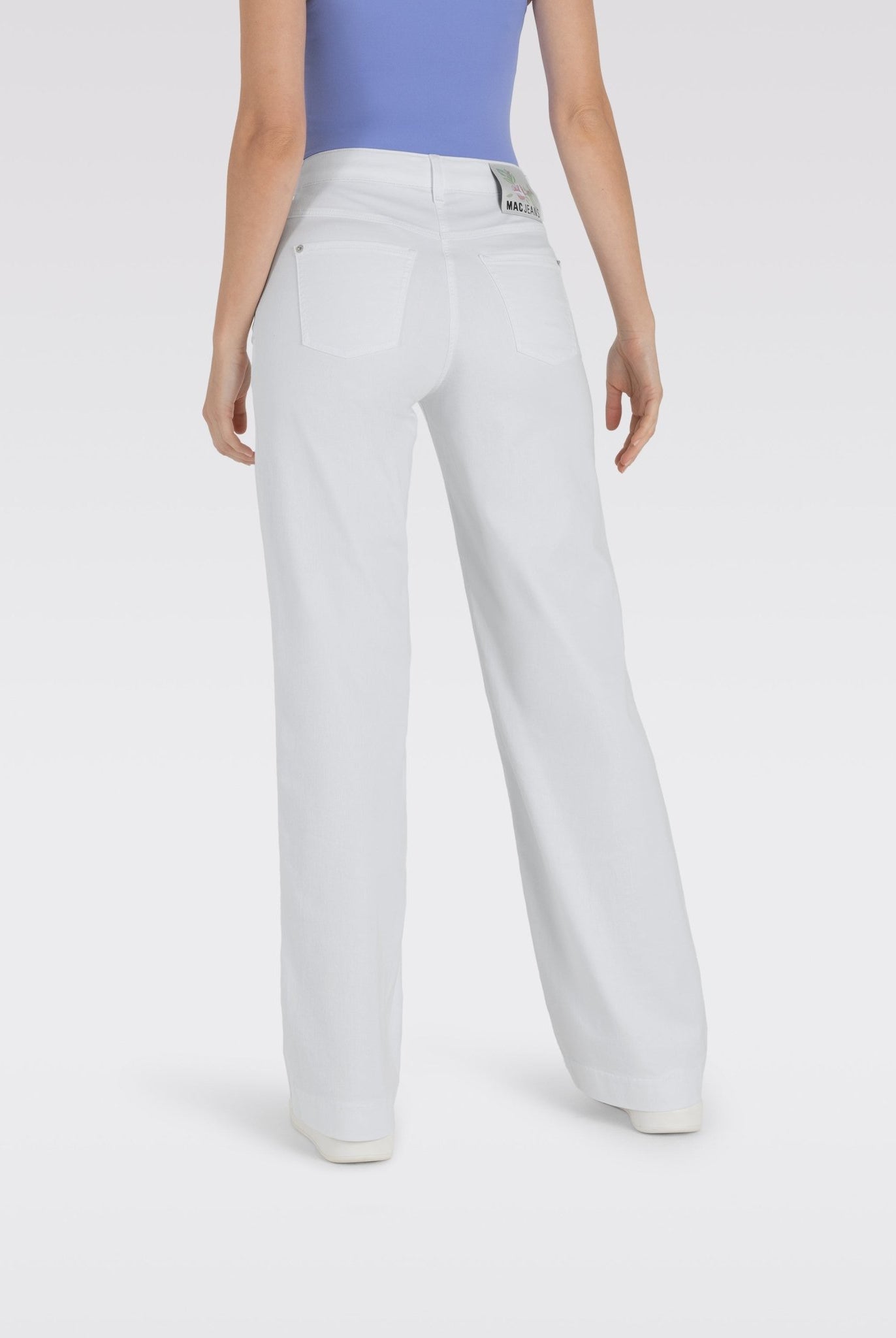 Jeans - MAC Jeans - Dream Wide Jeans in White - Archery Close
