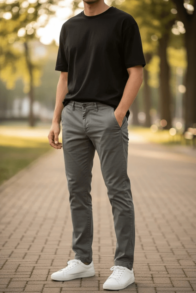 Pants - MAC Jeans - Driver Pants - Dark Shadow - Archery Close