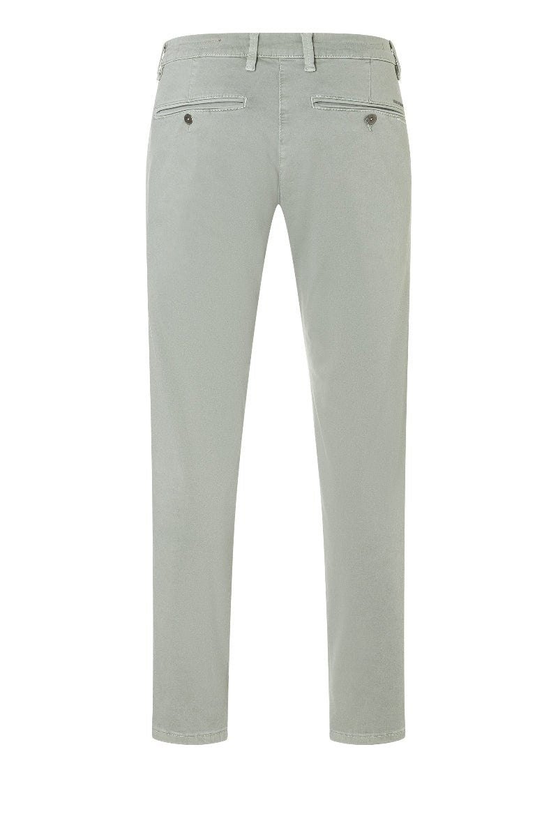 Light gray jeans on a white background