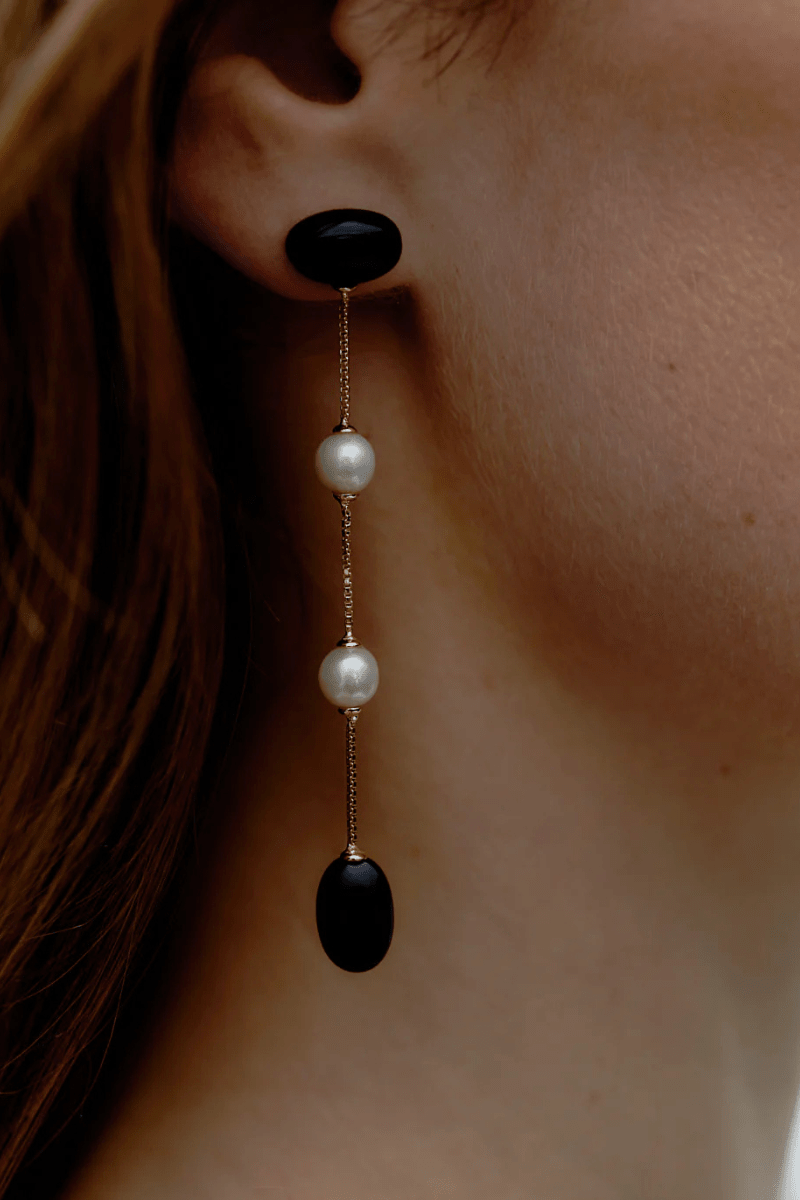 Jewelry - Ragbag - Dualism Long Earrings - Archery Close