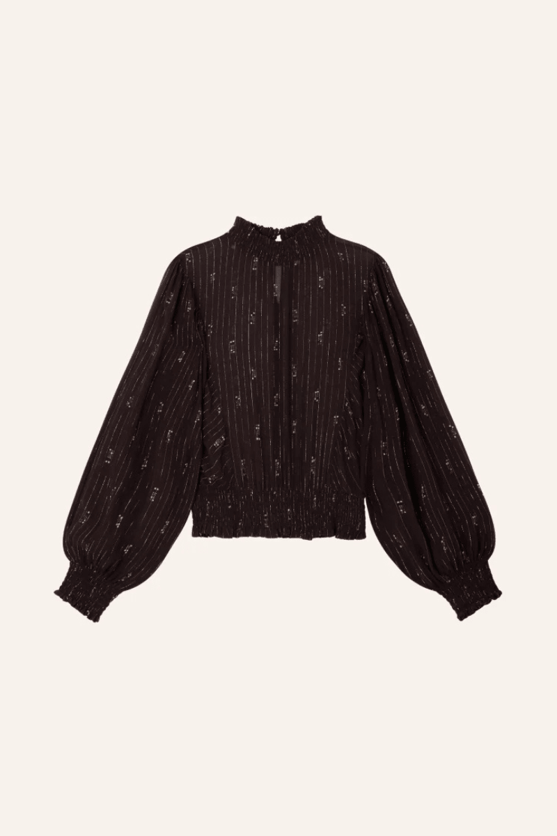 Shirts & Tops - SESSUN - Duchess Blouse - Archery Close
