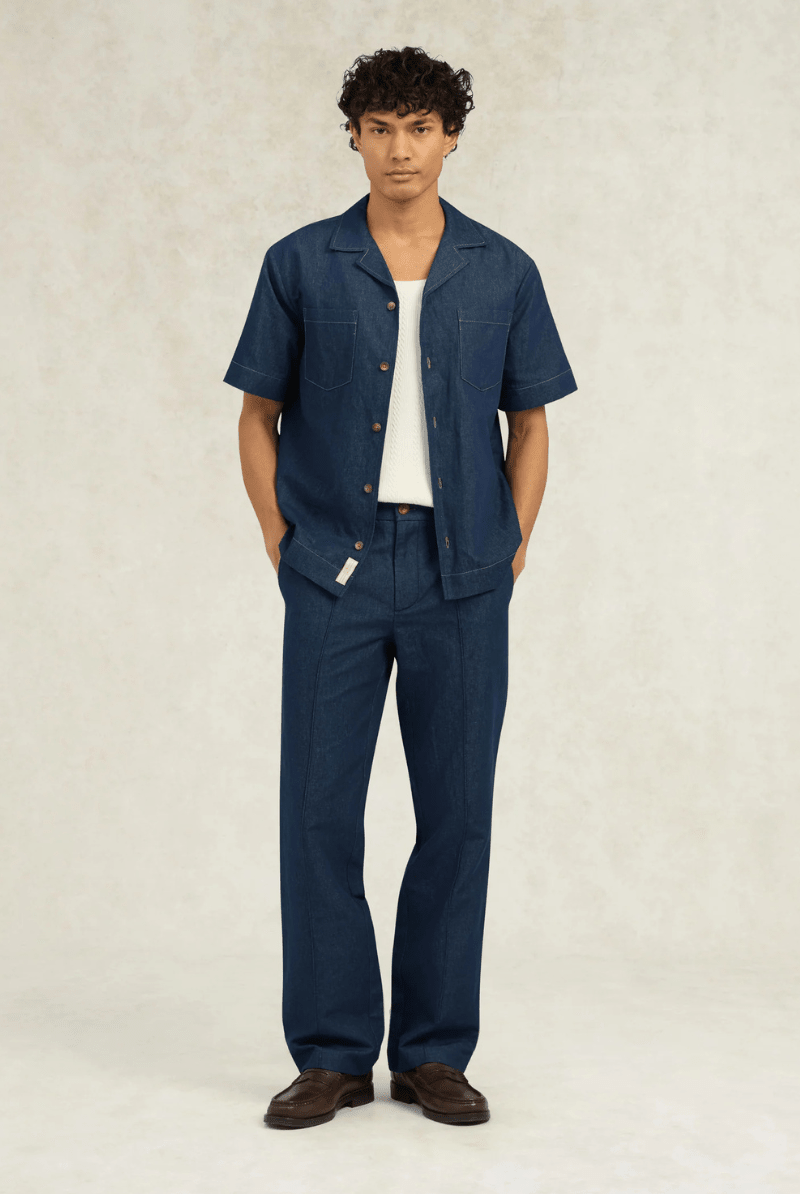 Shirts & Tops - CHE Studios - Eastwood Denim Shirt - Archery Close