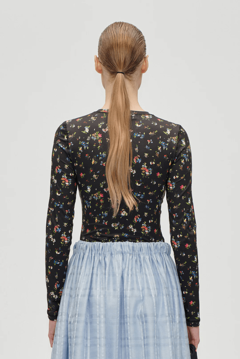 Shirts & Tops - Stine Goya - Elastic Long Sleeve Top in Magnolia Garden - Archery Close