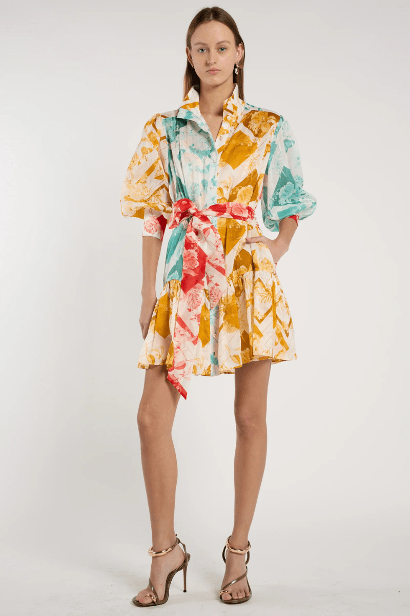 Dresses - Christy Lynn - Emi Dress in Sierra Multi - Archery Close