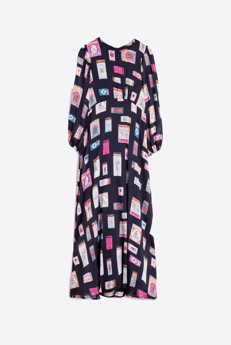 Dresses - Vilagallo - Erin dress in Cerillas - Archery Close