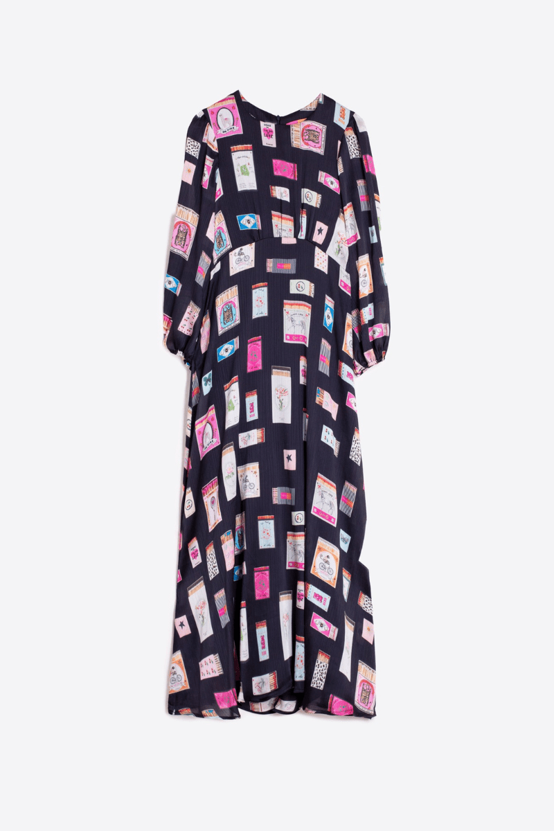 Dresses - Vilagallo - Erin dress in Cerillas - Archery Close