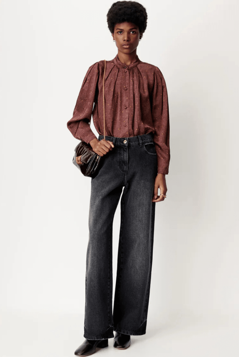 Shirts & Tops - Sessun - Esperanzo Blouse - Archery Close