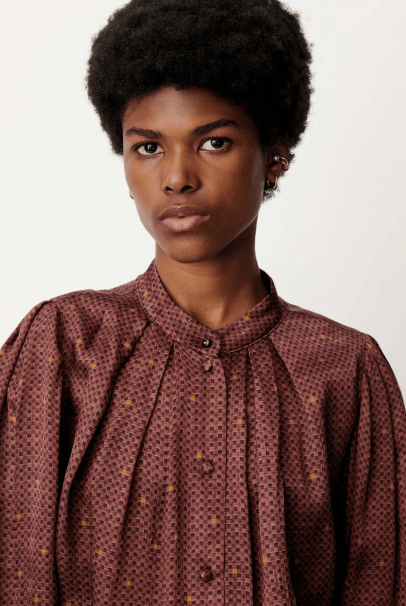 Shirts & Tops - Sessun - Esperanzo Blouse - Archery Close