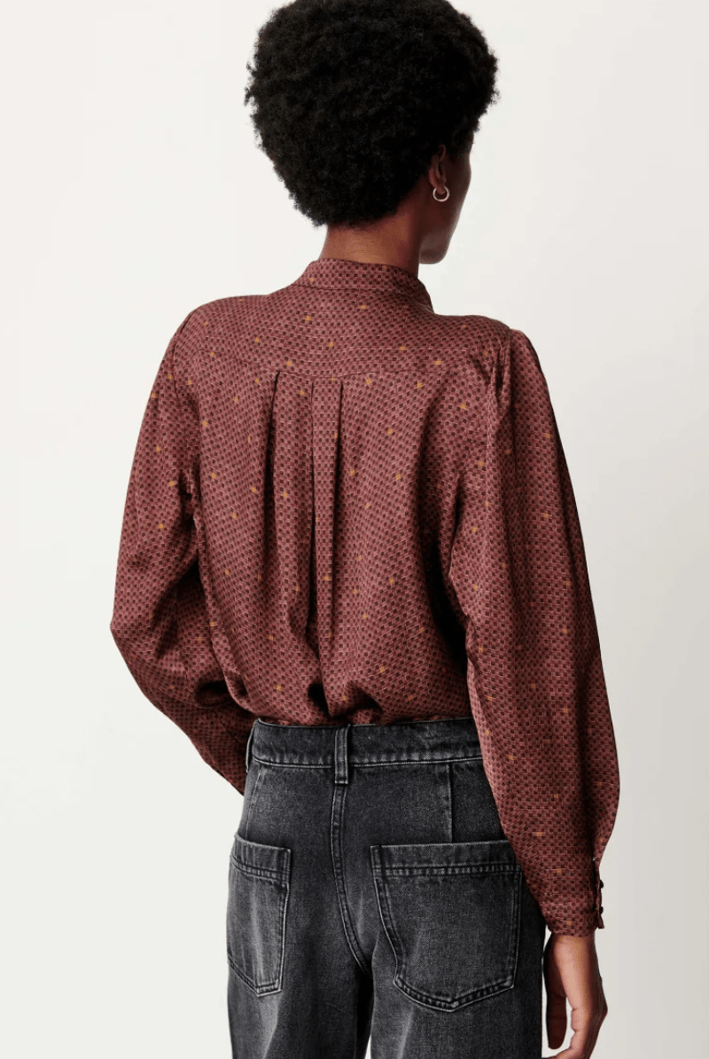 Shirts & Tops - Sessun - Esperanzo Blouse - Archery Close