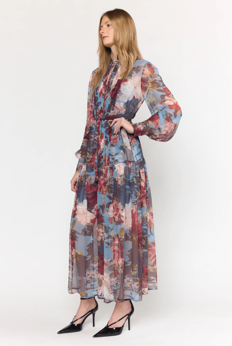 Dresses - Christy Lynn - Esther Dress in Sky Garden - Archery Close