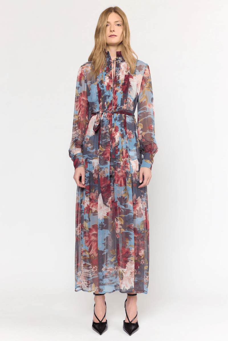 Dresses - Christy Lynn - Esther Dress in Sky Garden - Archery Close